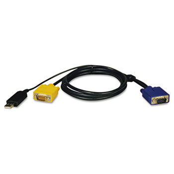 P776-006 6ft KVM Switch USB 2-in-1 Cable Kit, 6'