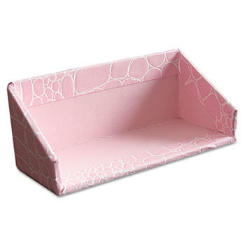 Aurora ProFormance Business Card Holder, Pink, 1 5/8 x 1 3/4 x 4 1/8