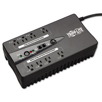 ECO Series Green 550VA UPS, 120V, USB, RJ11, 8 Outlet