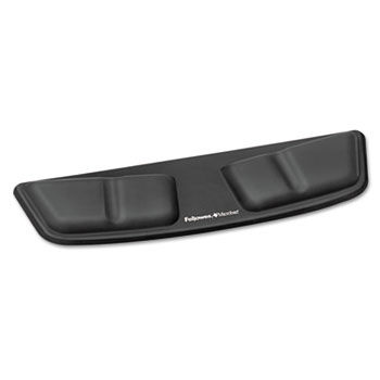 Memory Foam Leatherette Laptop Palm Support, Black