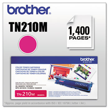 TN210M Toner, 1400 Page-Yield, Magenta