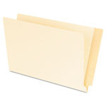 Laminated Tab Shelf File Folders, Straight Cut End Tab, 11 pt Legal, 100/Box