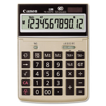 TS1200TG Desktop Calculator, 12-Digit LCD