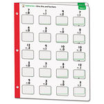 Math Windows, Subtraction, Five Write-On/Wipe-Away Cards per Pack
