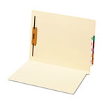 Manila End Tab Folder, One Fastener, Straight Tab, Letter, 50/Box