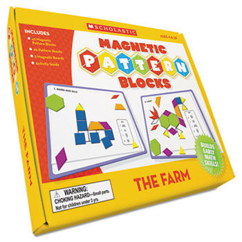 The Farm Magnetic Pattern Blocks, Grades K-5