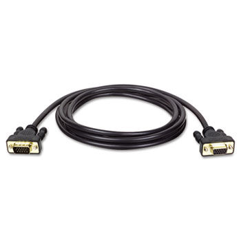P510-010 10ft VGA Monitor Extension Gold Cable HD15 M/F, 10'