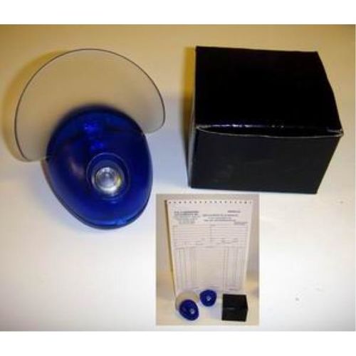 Blue Plastic Desk Accessory Paper Holder Case Pack 100
