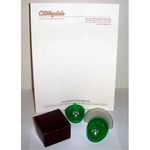 Green Plastic Desk Accessory Paper Holder Case Pack 100