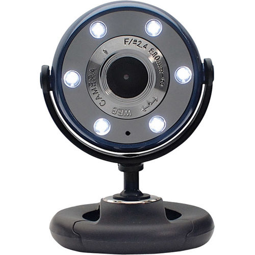 Blue/Black 5MP 720p HD WebCam with Night Vision LEDs