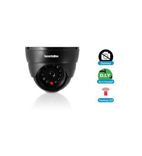 Dummy indoor dome camera w/LED