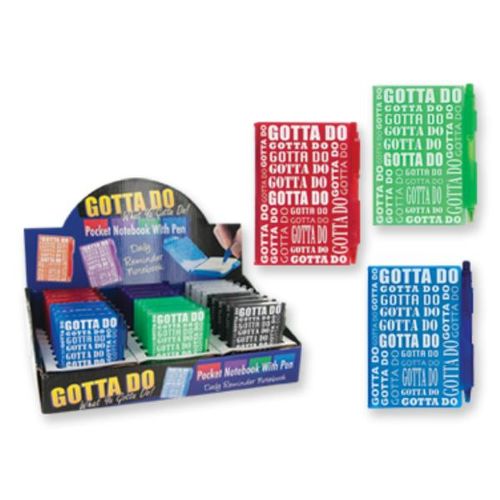 Gotta Do"" Notebook with Pen Case Pack 72