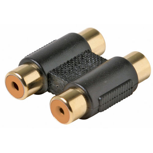 Dual RCA Extension Adapter - In Line Coupler