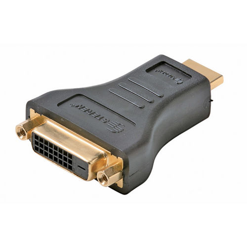 Black HDMI to DVI Male to Female Adapter