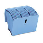 Recycled WaterShed/CutLess Accordion Expanding File, Letter, Blue