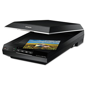 Perfection V600 Photo Color Scanner, 6400 x 9600 dpi, Black