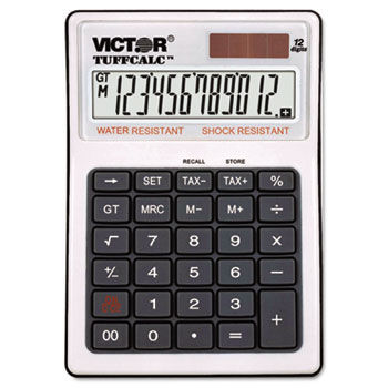 TUFFCALC Desktop Calculator, 12-Digit LCD