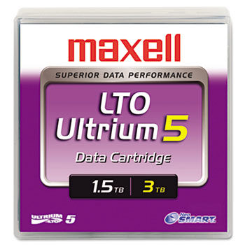 1/2"" Ultrium LTO-5 Cartridge, 2,776ft, 1.5TB Native/3.0TB Compressed Capacity