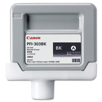 2958B001 (PFI-303BK) Ink, 330 mL, Black