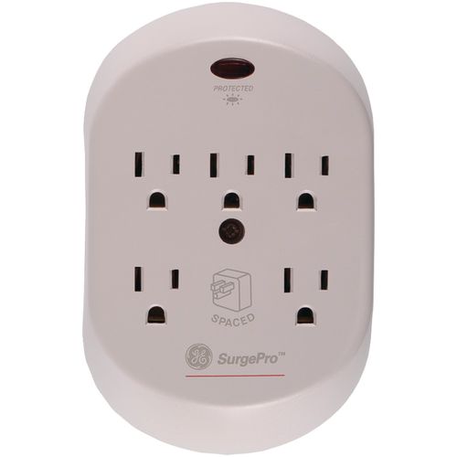 GE 55205 5-Outlet In-Wall Surge Protector