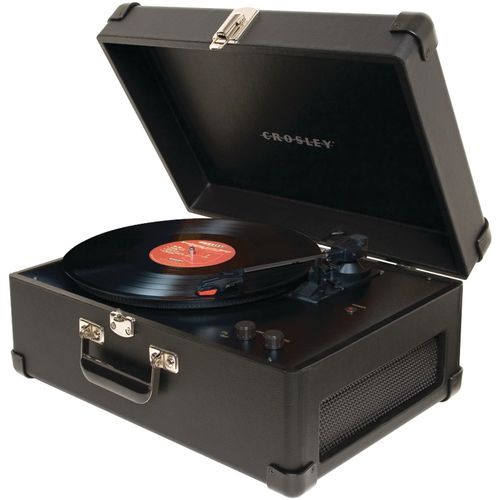 CROSLEY RADIO CR49-BK Traveler Turntable (Black)