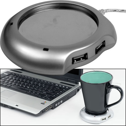 TG&#8482; USB Beverage Warmer w/ 4 Port Hub