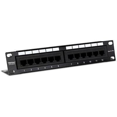 12-Port Cat 5e UTP Patch Panel