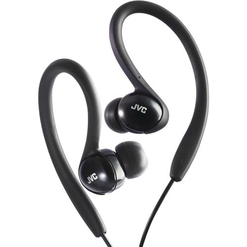 JVC HA-EBX5-B Sport Ear-Clip Headphones (Black)