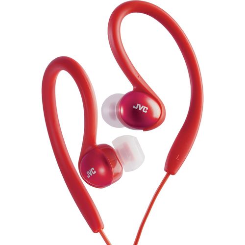 JVC HA-EBX5-R Sport Ear-Clip Headphones (Red)