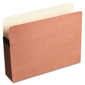Redrope File Pocket with Manila Lining, 5 1/4 Inch Expansion, Letter, 10/Box