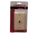 Connect-It Ivory Single Wall Plate Case Pack 72