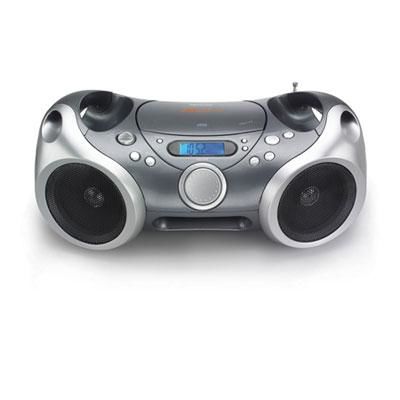 Translucent CD Boombox Blue