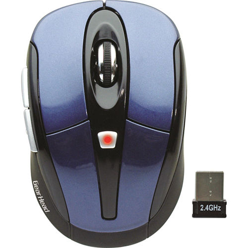 Blue 2.4GHz Wireless Optical Nano Mouse