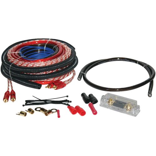 SOUNDQUEST SQK4ANL Copper-Clad Aluminum Amp Wiring Kit (4 gauge)