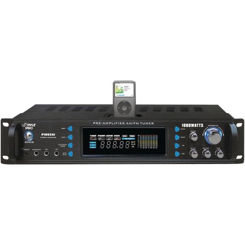 PYLE PRO P1002AI 1,000-Watt Hybrid Receiver with iPod(R) Dock