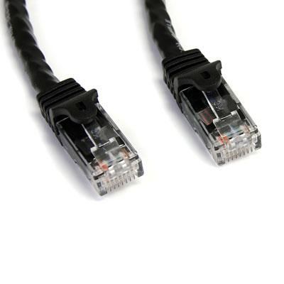 35' Black Cat 6 UTP Patch