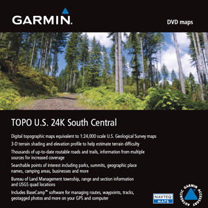 SOFTWARE, TOPO US, 24K SOUTH CENTRAL