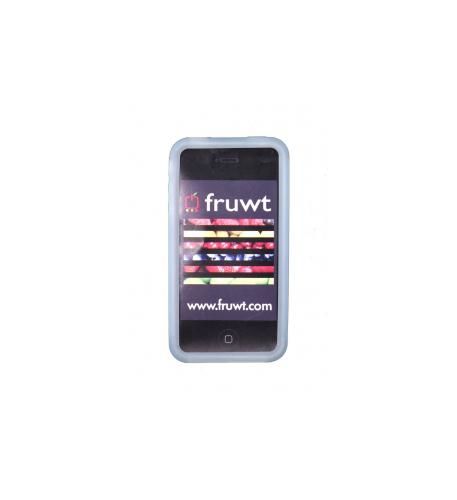 Skin for iPhone4 w/ Screen Prot - WHITE