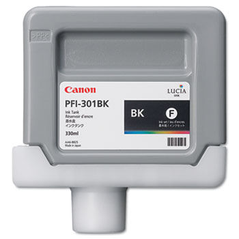 1486B001AA (PFI-301BK) Ink Tank, 330 mL, Black