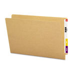Kraft End Tab Folders, Straight Cut, Legal, 50/Box