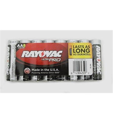 Alkaline Shrink Wrapped AA 8 Pack