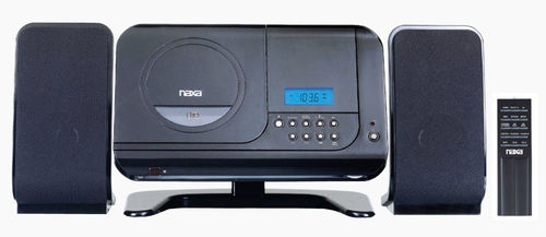 Naxa NSM-435 Digital MP3/CD Micro System with AM/FM Stereo Radio