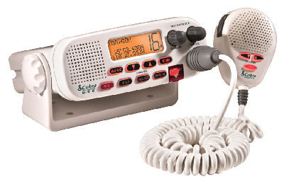 COBRA MRF55-D CLASS D VHF - 25 WATT WHITE