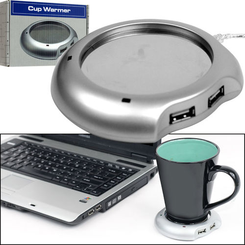 TG? Deluxe USB Beverage Warmer w/ 4 Port Hub