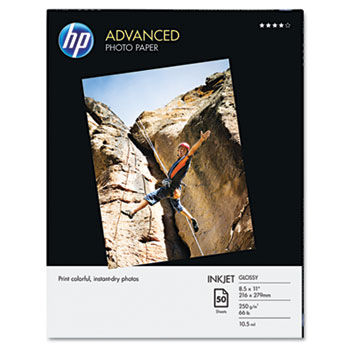 Advanced Photo Paper, 56 lbs., Glossy, 8-1/2 x 11, 50 Sheets/Pack
