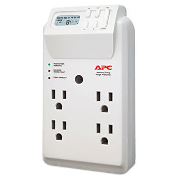 Power-Saving Timer Essential SurgeArrest Surge Protector, 4 Outlets, 1020 J