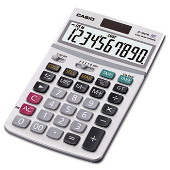 JF100MS Desktop Calculator, 4-1/4w x 6-7/8d