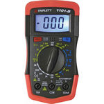 Compact Digital Multimeter with Backlit Display and Temperature Test