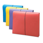 2"" Accordion Expansion Antimicrobial File Wallet, Letter, Four Colors, 4/Pack