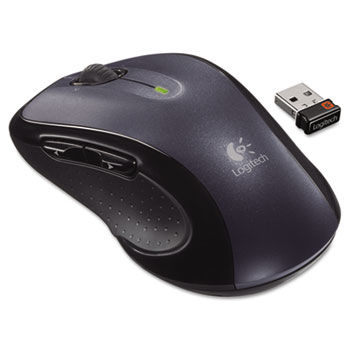 M510 Wireless Mouse, Three Buttons, Silver